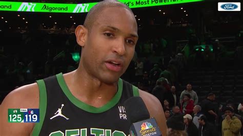 Exclusive: Al Horford talks putting up season-high 20 points vs. Sixers ...