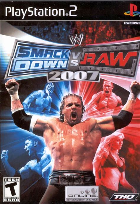 Wwe Smackdown Vs Raw 2007 Cover Or Packaging Material Mobygames