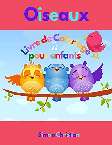 Oiseaux Livre De Coloriage Pour Enfants Livre De Coloriage Doiseaux