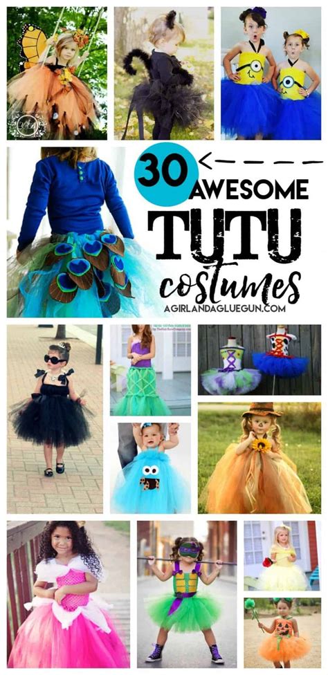 Halloween Tutu Costumes - A girl and a glue gun