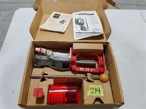 Lee 2001 Challenger Reloading Kit Adam Marshall Land And Auction Llc