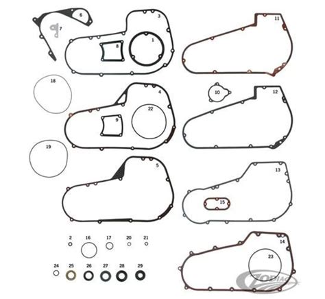 Gaskets And Seals Primary Kit BT 79 06 Taco Motos Amsterdam