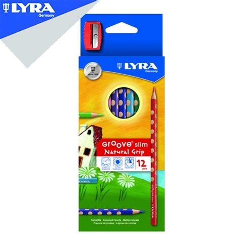 Jual LYRA Groove Slim Colour Pencil 12 Colors Shopee Indonesia