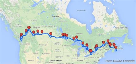 Travel across Canada