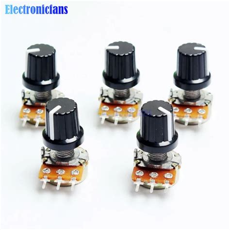 1pcs Wh148 Potentiometer 1k 10k 20k 50k 100k 500k Ohm Resistor 3 Pin