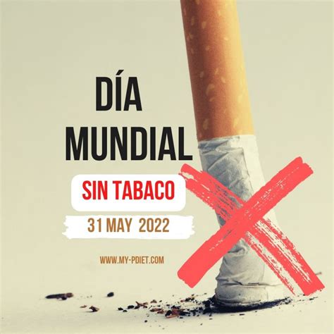 Día Mundial sin tabaco 2022 My PDiet Nutrición