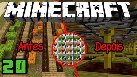 Farm De Melancia E Ab Bora X Minecraft Em Busca Do Mapa Autom Tico