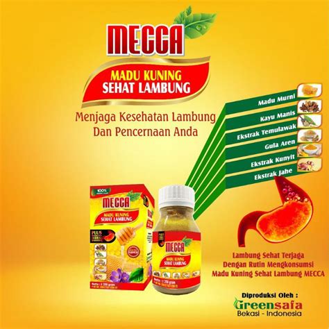 Jual Mecca Madu Kuning Sehat Lambung Madu Kuning Berkhasiat Mengobati