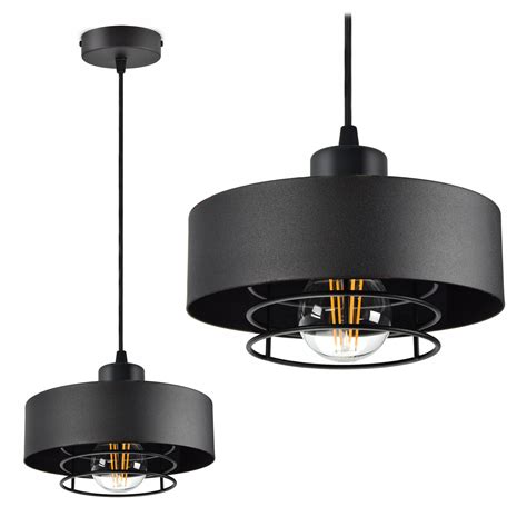 LAMPA WISZĄCA SUFITOWA ŻYRANDOL Czarna Loft Edison 754 Z200 Cena