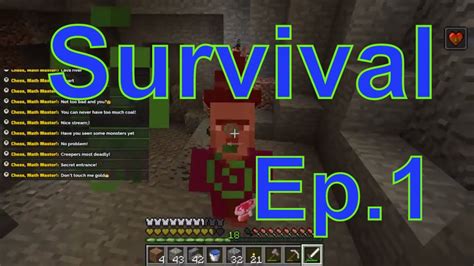 MineCraft Survival Ep 1 Vanilla PC Gameplay YouTube