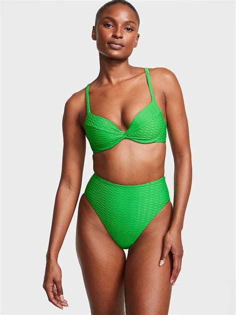 Buy Mix Match Twist Push Up Bikini Top Jade Green Order Bikini Top Online Victoria S Secret