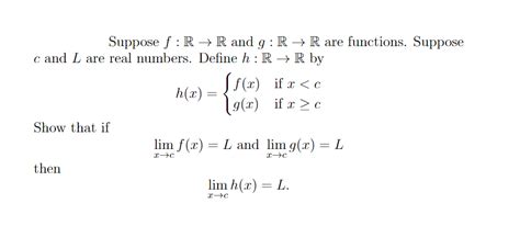 Solved Suppose F R→r And G R→r Are Functions Suppose C And