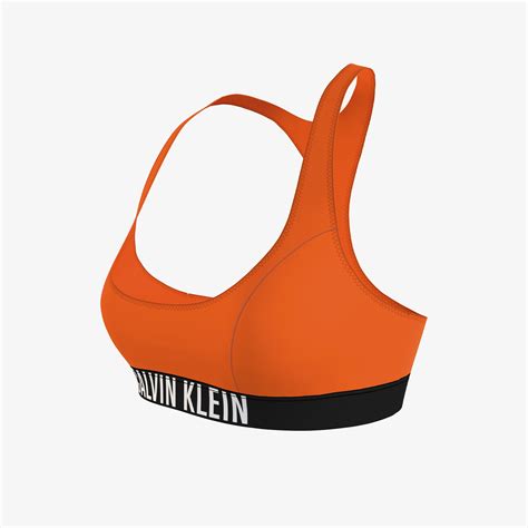 Calvin Klein Bralette Racerback Rp Kadın Turuncu Bikini Üstü Kadin Mayo