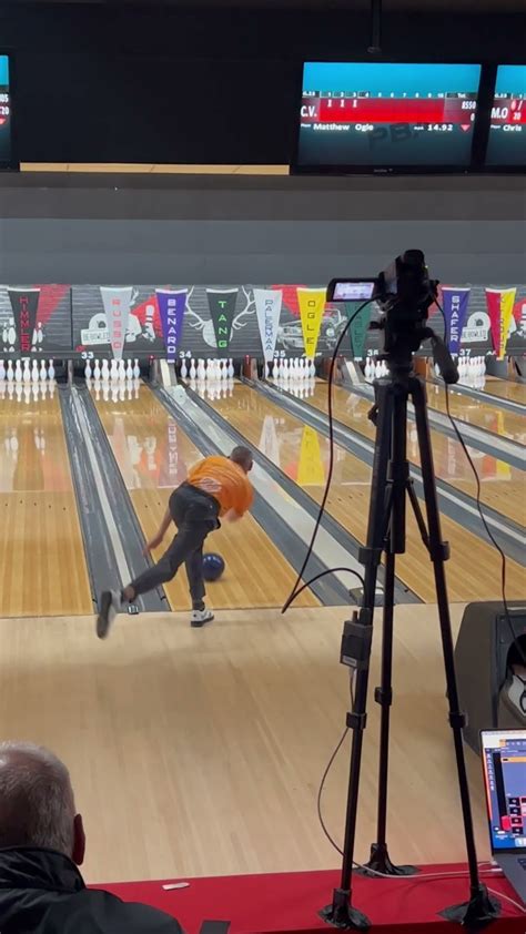 Matt Ogle Bowling The Last Round Of Match Play At The 2024 TOC At