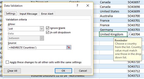 Excel Creating Drop Down Lists In Cells Ptr