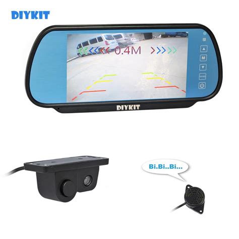 Diykit Wired Parking System Waterproof Parking Radar Sensor Rear View