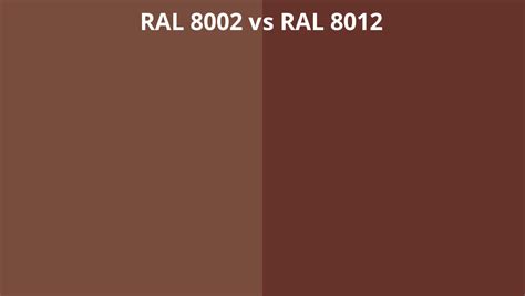 Ral 8002 Vs 8012 Ral Colour Chart Uk