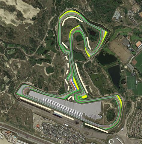 Circuit Zandvoort Plattegrond