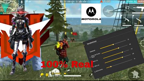 Sensibilidad Perfecta En Free Fire Para Motorola Youtube