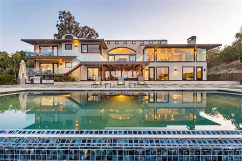 Stunning Custom Home In Los Altos Hills With Luxurious Finishes And