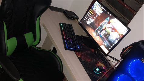 MOSTRANDO MEU SETUP GAMER FREE FIRE 2021 SETUP GAMER HUMILDE YouTube