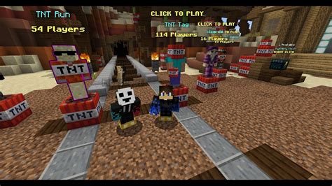 Minecraft Hypixel Tnt Games Tnt Run Tnt Tag Youtube