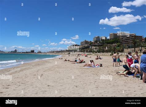 City of Tarragona beaches Stock Photo - Alamy