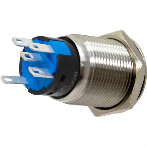 BOCATECH INC. Mini LED Push Button Momentary Power Switch | West Marine