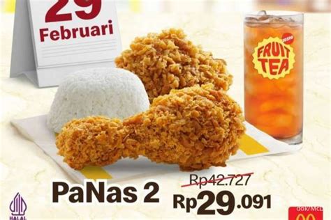 Promo Mcd Panas 2 Diskon Jadi Rp 29091 Spesial Tahun Kabisat 29 Februari 2024