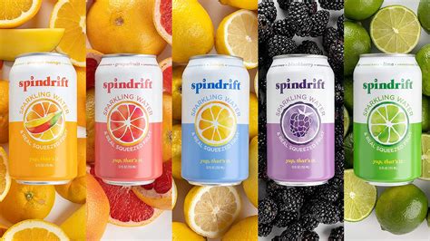 Spindrift Sparkling Water 5 Flavor Variety Pack Made With Real