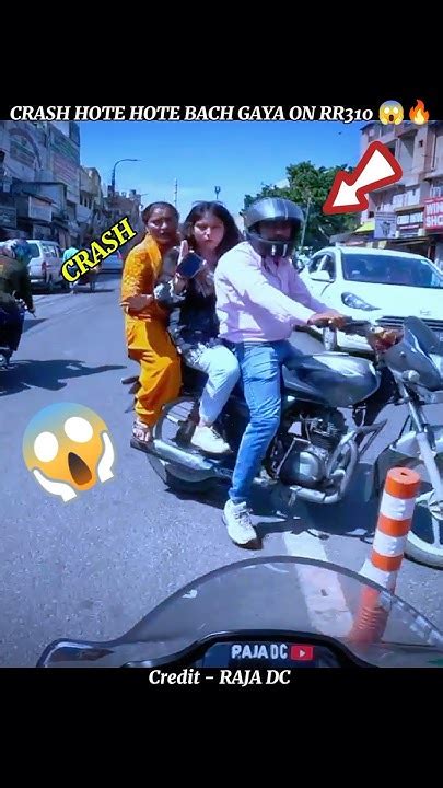 Crash Hote Hote Bach Gaya On Rr310 😱🔥 Rajadc77 Shorts Motovlog