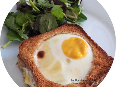 Recettes de Croque madame de La Machine à Explorer