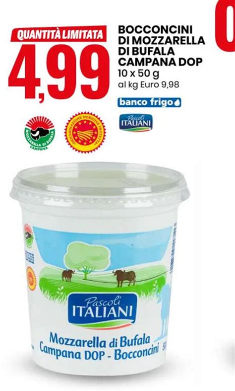 Pascoli Italiani Bocconcini Di Mozzarella Di Bufala Campana Dop X