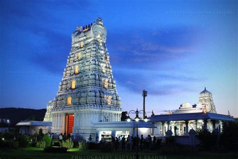 Beautiful View Of Purva Tirupati Balaji Temple Guwahati Indian