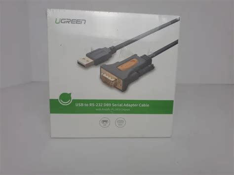 Ugreen Usb Serial Cable Usb To Rs232 Db9 9 Pin Converter Cable For Connecting 1m 2743