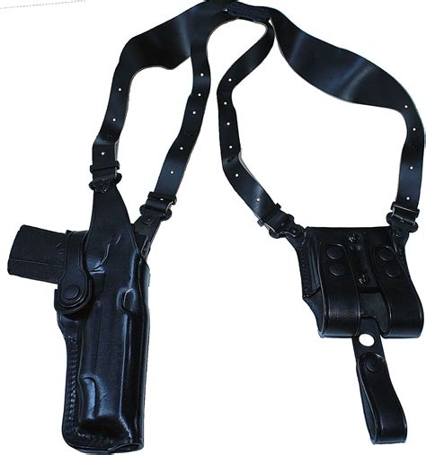 Amazon Premium Leather Vertical Shoulder Holster System With