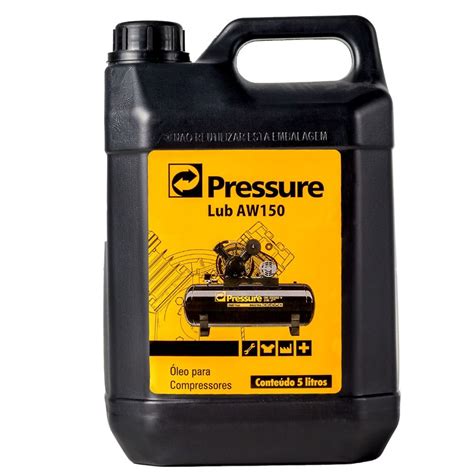 Óleo Lubrificante Para Compressor Pistão Pressure Olb001 5lts
