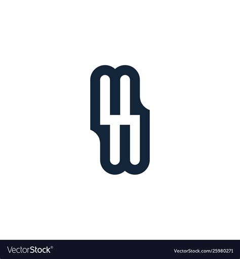 Initials logo template Royalty Free Vector Image