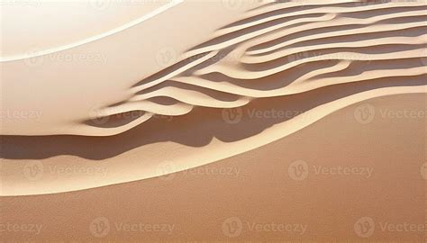 AI Generated Sand Dune Pattern Abstract Landscape Summer Beauty