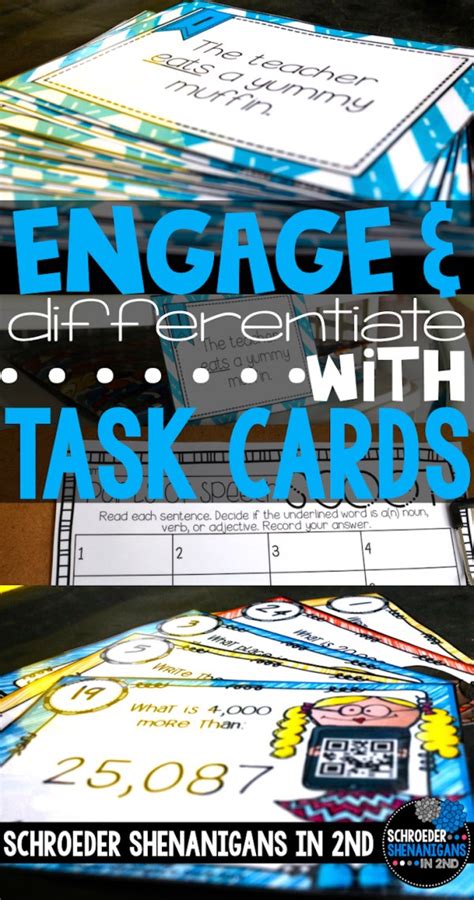 Task Card Ideas Its Simply Elementary