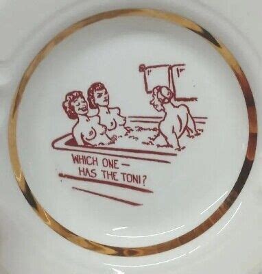 Funny Naughty Ashtray Gag Gift Dirty Joke Sex Toni Hair Advertisement