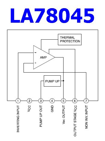 LA78045 Datasheet PDF - TV and CRT Display Vertical Output IC - Toshiba ...