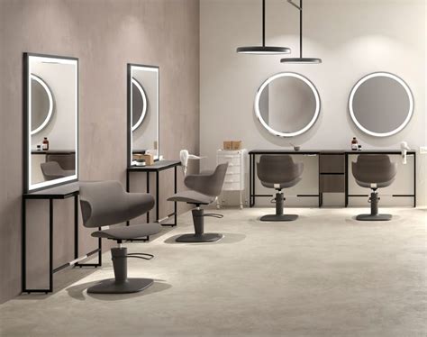 Workstation For Hairdresser Minimal Quadra Alu Green Collection By