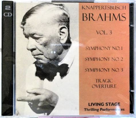 Yahoo オークション 極稀2CD Knappertsbusch Brahms Symphonies 56