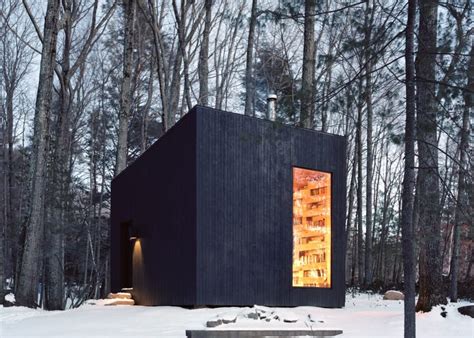 Studio Padron Creates Secluded Library In The Woods Of New York State