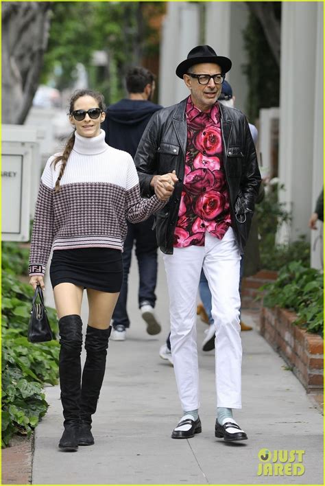 Jeff Goldblum And Wife Emilie Hold Hands While Heading To Lunch Photo