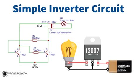 Transistorised Inverter Circuit Diagram