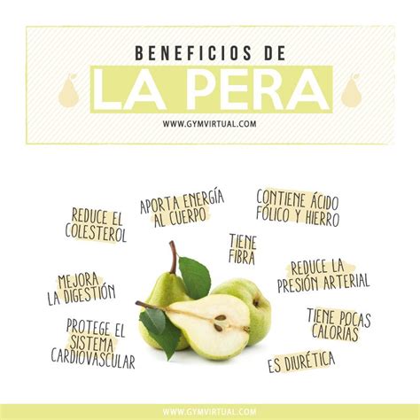 Beneficios De La Pera Frutas Y Verduras Beneficios Beneficios De La