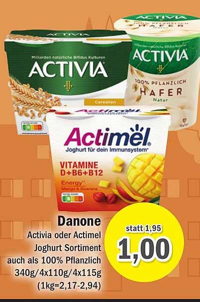 Danone Activia Oder Actimel Joghurt Angebot Bei Aktiv Irma Prospekte De