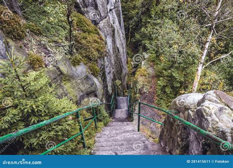 Szczeliniec Wielki in Poland Stock Image - Image of voivodeship, wielki